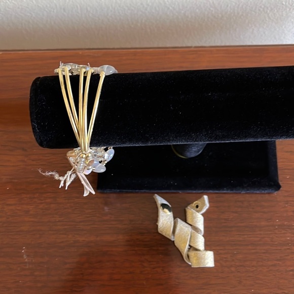 NWT bead and leather wrap bracelet - Picture 4 of 9